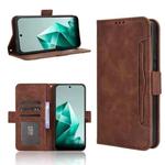 For Infinix Note 50x 5G Skin Feel Calf Texture Card Slots Leather Phone Case(Brown)
