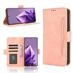 For Infinix Note 50 Pro+ Skin Feel Calf Texture Card Slots Leather Phone Case(Pink)
