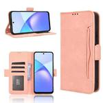 For Infinix Smart 10 Plus 4G Skin Feel Calf Texture Card Slots Leather Phone Case(Pink)