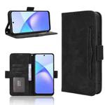 For Infinix Smart 10 Plus 4G Skin Feel Calf Texture Card Slots Leather Phone Case(Black)