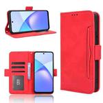 For Infinix Smart 10 Plus 4G Skin Feel Calf Texture Card Slots Leather Phone Case(Red)