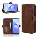 For Infinix Smart 10 Plus 4G Skin Feel Calf Texture Card Slots Leather Phone Case(Brown)
