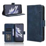 For Tecno Spark 20 Pro 4G KJ6 Skin Feel Calf Texture Card Slots Leather Phone Case(Blue)