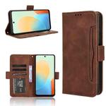 For Tecno Spark Go 2024 / Spark 20C Skin Feel Calf Texture Card Slots Leather Phone Case(Brown)