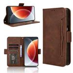 For Tecno Camon 30 Premier 5G Skin Feel Calf Texture Card Slots Leather Phone Case(Brown)