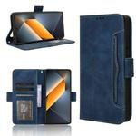 For Tecno Pova 6 Pro 5G Skin Feel Calf Texture Card Slots Leather Phone Case(Blue)