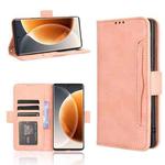 For Tecno Camon 30S 4G / 30S Pro 4G Skin Feel Calf Texture Card Slots Leather Phone Case(Pink)