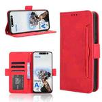 For Tecno Pova 6 Neo 5G / Spark 30 5G Skin Feel Calf Texture Card Slots Leather Phone Case(Red)