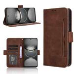 For Tecno Spark 30 4G Skin Feel Calf Texture Card Slots Leather Phone Case(Brown)