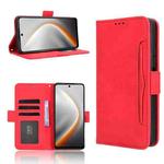 For Tecno Pova 7 4G Skin Feel Calf Texture Card Slots Leather Phone Case(Red)