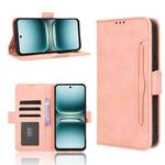For Tecno Spark Go 2 4G Skin Feel Calf Texture Card Slots Leather Phone Case(Pink)