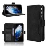 For Tecno Spark 40 Pro+ 4G Skin Feel Calf Texture Card Slots Leather Phone Case(Black)