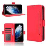 For Tecno Spark 40 Pro+ 4G Skin Feel Calf Texture Card Slots Leather Phone Case(Red)