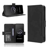 For ASUS ROG Phone 7 Skin Feel Calf Texture Card Slots Leather Phone Case(Black)