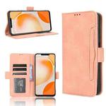 For Huawei Enjoy 60X Skin Feel Calf Texture Card Slots Leather Phone Case(Pink)