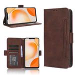 For Huawei Enjoy 60X Skin Feel Calf Texture Card Slots Leather Phone Case(Brown)
