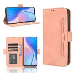 For Huawei Enjoy 60 Pro / nova 11i Skin Feel Calf Texture Card Slots Leather Phone Case(Pink)