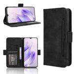 For Oukitel C37 Skin Feel Calf Texture Card Slots Leather Phone Case(Black)