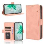 For Oukitel C38 Skin Feel Calf Texture Card Slots Leather Phone Case(Pink)