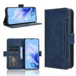 For Oukitel C50 Skin Feel Calf Texture Card Slots Leather Phone Case(Blue)