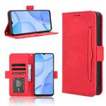 For Oukitel C57S Skin Feel Calf Texture Card Slots Leather Phone Case(Red)