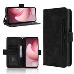For Oukitel C60 / C60 Pro Skin Feel Calf Texture Card Slots Leather Phone Case(Black)