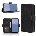 For Sharp Aquos wish5 Skin Feel Calf Texture Card Slots Leather Phone Case(Black)
