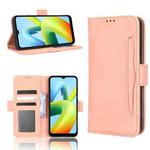 For Xiaomi Redmi A2+ / A1+ Skin Feel Calf Texture Card Slots Leather Phone Case(Pink)