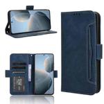 For Xiaomi Redmi K70E 5G / Poco X6 Pro Skin Feel Calf Texture Card Slots Leather Phone Case(Blue)