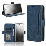 For Xiaomi 14 Pro Skin Feel Calf Texture Card Slots Leather Phone Case(Blue)