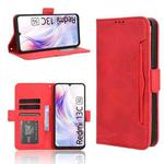 For Xiaomi Redmi 13C 5G / 13R 5G Skin Feel Calf Texture Card Slots Leather Phone Case(Red)