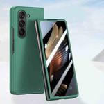 For Samsung Galaxy Z Fold6 Fuel Injection Integrated PC Skin Feel Phone Case(Green)