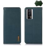 For Xiaomi Redmi K60 / K60 Pro / Poco F5 Pro KHAZNEH Nappa Top Layer Cowhide Leather Phone Case(Green)