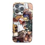 For iPhone 12 Precise Hole Oil Painting Pattern PC Phone Case(Tobacco Pipe)