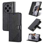 For vivo X100 5G AZNS Sheepskin Texture Flip Leather Phone Case(Black)