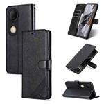 For vivo S20 AZNS Sheepskin Texture Flip Leather Phone Case(Black)