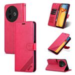 For vivo Y300i 5G / Y39 5G Global AZNS Sheepskin Texture Flip Leather Phone Case(Red)