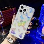 For iPhone 14 Little Star Series Glitter Powder TPU Phone Case(Butterflies)