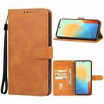 For Tecno Spark Go 2024 Leather Phone Case(Brown)