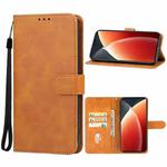 For Tecno Camon 30 4G/5G Leather Phone Case(Brown)