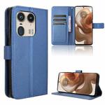 For Motorola Edge 50 Ultra / Moto X50 Ultra Diamond Texture Leather Phone Case(Blue)
