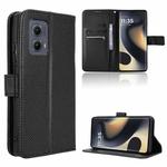 For Motorola Edge 2024 5G Diamond Texture Leather Phone Case(Black)