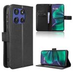 For Motorola Moto G Stylus 5G 2025 Diamond Texture Leather Phone Case(Black)