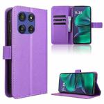 For Motorola Moto G Stylus 5G 2025 Diamond Texture Leather Phone Case(Purple)