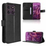 For Motorola Edge 60 Pro Diamond Texture Leather Phone Case(Black)