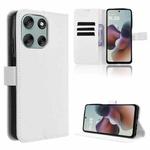 For Motorola Moto G56 / G66j / G66y 5G Diamond Texture Leather Phone Case(White)