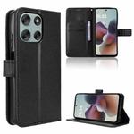 For Motorola Moto G56 / G66j / G66y 5G Diamond Texture Leather Phone Case(Black)