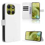 For Motorola Moto G86 5G Diamond Texture Leather Phone Case(White)