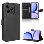 For Realme C53 4G / Narzo N53 4G Diamond Texture Leather Phone Case(Black)