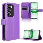 For Realme 14x 5G Malaysia / V70 Diamond Texture Leather Phone Case(Purple)